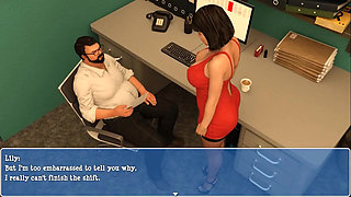 Lily of the valley: the housewife is showing her pussy to her angry boss ep 24