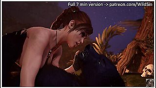 Tomb Raider And Lara Craft In Young Lara Croft Fucks A Werewolf