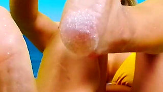 Hot Colombian Shows You Her Ass on the Beach