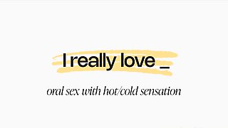 Oral Sex With Hot And Cold Sensation Trailer 3