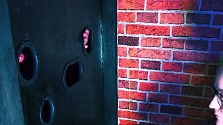 Sucking Thick Cock At The Gloryhole