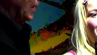 Blonde & Brunette Drenched in Massive Ggg Bukkake Cum