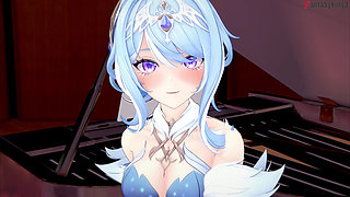 Odette sexy dancer POV blowjob sex - Genshin Impact