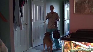 Stephanie gives POV blowjob: Big Tits, Amateur  Deepthroat Porn