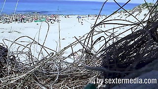 Beach Girl Barbetta Gets Naked in the Bushes