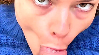 Wifebucket Amateurs - a Forest Blowjob From My Cute Redhead GF