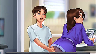 Summertime Saga - scenes with Debbie DUBBED part 2