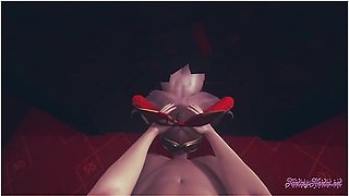 Genshin Impact Hentai - Pov Amber Blowjob And Fucked