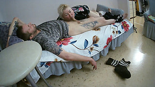 Girlfriend Gives Blowjob and Swallows Cum