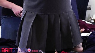 Aristocratic chippy at squirt action