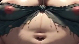 Pregnant BBW Slave in Rope Bondage - Desperate for Creampie Gangbang