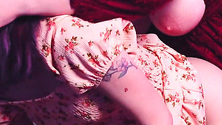 Home Camera Strapon Session - Stepmom Spreads Her Legs for Close View
