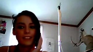 College Girl Uses Vibrator On Webcam For Her BF