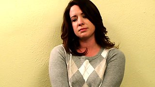 Blonde tight pussy babe solo toy fun in glamour masturbation