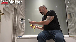 Niche fetish play soapy sponges from stepdad PREVIEW