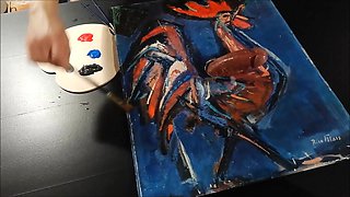 Crazy Artist Meatpipe Rubdown Money-shot