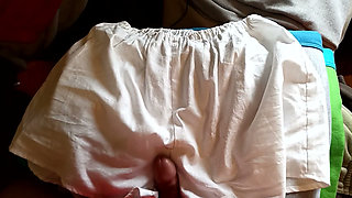 From sweats on boxer shorts
