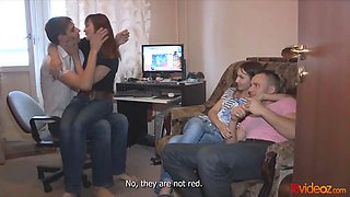 Eighteen videoz - sweet four way teen hardcore