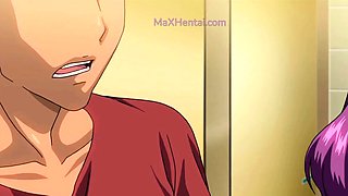 Cheating Wife with a Perv in the Men's Toilet(Hentai)