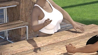 Project hot wife - Showing pussy to a stranger (28)