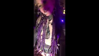 Dreadlocked & Tatted Lesbians Fist Each Other's Tight Holes