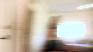 Brunette MILF sucks and fucks a big cock