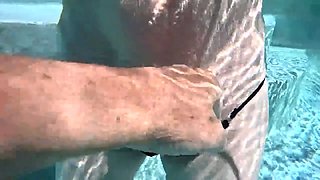 Over/underwater Pool Shots and a Long, Slow-mo Outdoor Shower