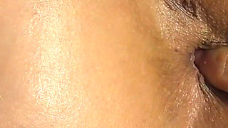 Closeup Shaved Pussy Massage & Asshole Winking