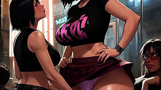 Big Titty Tifa Loves Sucking Black Cock In Spicy Toons: Tifa In A Mosh Pit