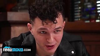 Step Sisters Gal Ritche & Aubree Valentine Lesbian Threesome - Full Movie Blowjob Hardcore