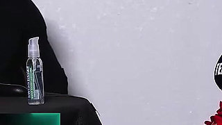 Sexy Gracie Gates Can't Focus on Her Interview While a Machine Pounds Her Senseless