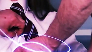 Victoria Greene Lingerie Milking Table Blowjob