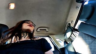 Hardcore Latina MILF Yanet Fit Strips from Clothes in Car Before Public Girl-on-Girl F