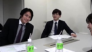 Asian japanese amateur riding cock anally