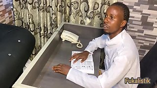 Sweet Horny Ebony Big Ass Student 18+ Fucks Bbc Teacher In Office