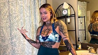Femdom Puppy Play - Madeline s Post Gym Toilet