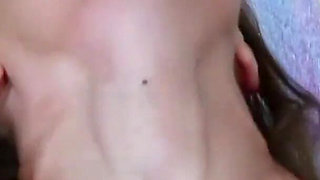 Sexy skinny slut teen fuck free men in apartment and cum