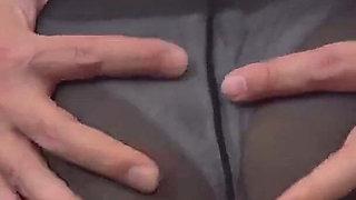 Black Pantyhose Boss - Her Teasing Panty Flash Turns Into Stress-relief Sex - Cut2