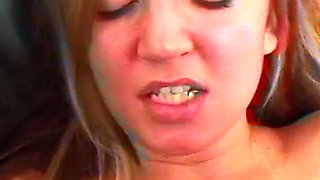 Sexy blonde college skinny teen gets fucked hard by thick black cock