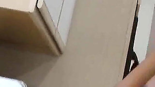 Gorgeous Cunt Washing Dishes