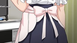 Anime Hentai Teen with Big Natural Tits Gets Hardcore Doggystyle Creampie from Teacher