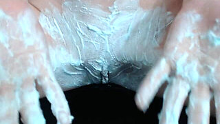 V11 Pussy Shaving and Cum Show Finale