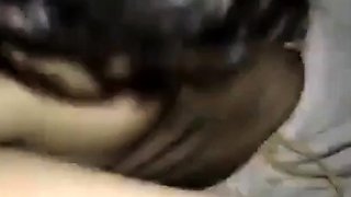 Indian Secretary Gives a Sloppy Blowjob