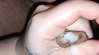 Very horny to squirt sex in her ass and finally jerk off