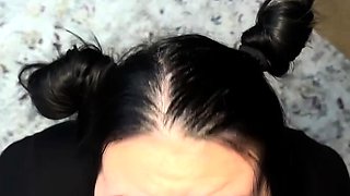 Amateur Teen Blowjob Under the Cover