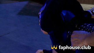 Joker and Two-Face screwing handsome superheroine