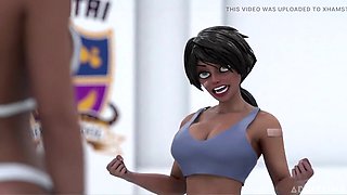 Manga porn Hump School second Semester Part two - Huge Boob Anime porn Honeys Trib After Their Competition
