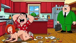 Horny Housewife Cuckold Fantasy Cartoon