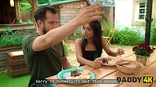 Daddy4k. wild latina risked and pounded his dad