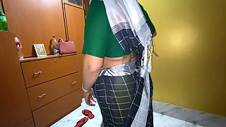 A Bengali woman getting ready for shopping